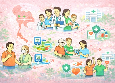 ผลของการจัดสรรกำลังคนสุขภาพในสังกัดกระทรวงสาธารณสุขระดับพื้นที่ ต่อการให้บริการโรคเบาหวานและความดันโลหิตสูงและผลลัพธ์ทางสุขภาพของประชาชน