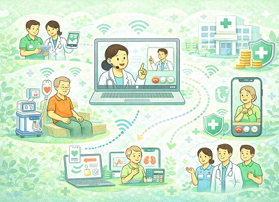 ประสิทธิผลและประสิทธิภาพของนวัตกรรมการดูแลผู้ป่วยโรคไตเรื้อรังแบบไร้รอยต่อและครอบคลุมด้วยระบบสุขภาพระยะไกล