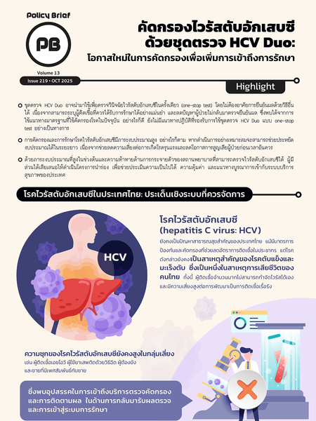 Hepatitis C Screening with the HCV Duo Test: A New Opportunity to Expand Access to Treatment