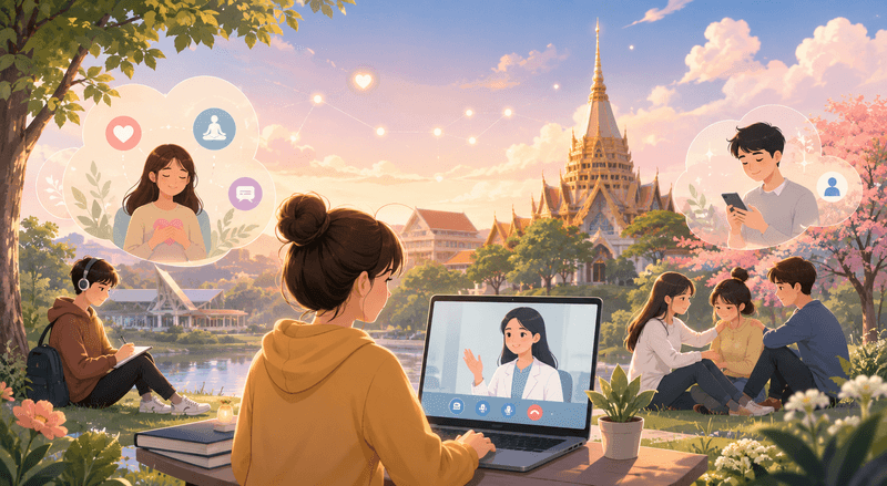 การพัฒนาระบบดูแลสุขภาพจิตทางไกลสำหรับนักศึกษาในระดับอุดมศึกษา