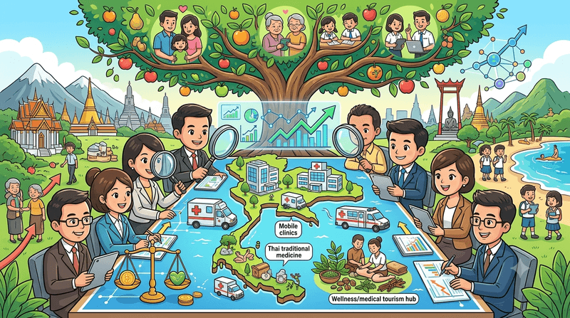 การวิเคราะห์ทางเศรษฐศาสตร์และการประเมินผลตอบแทนทางสังคมของเศรษฐกิจสุขภาพ ในประเทศไทย